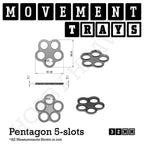 32mm Movement Trays for Tabletop Games | Compatible with Popular Miniatures | Full Range