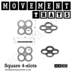32mm Movement Trays for Tabletop Games | Compatible with Popular Miniatures | Full Range