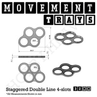 32mm Movement Trays for Tabletop Games | Warhammer Compatible | Full Range
