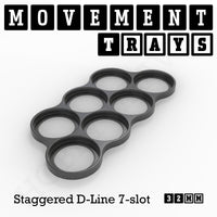 32mm Movement Trays for Tabletop Games | Warhammer Compatible | Full Range
