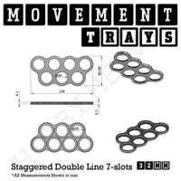 32mm Movement Trays for Tabletop Games | Warhammer Compatible | Full Range
