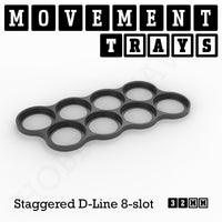 32mm Movement Trays for Tabletop Games | Warhammer Compatible | Full Range
