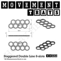 32mm Movement Trays for Tabletop Games | Warhammer Compatible | Full Range
