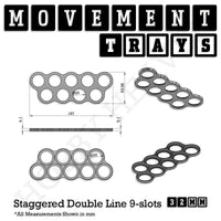 32mm Movement Trays for Tabletop Games | Warhammer Compatible | Full Range
