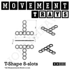 32mm Movement Trays for Tabletop Games | Compatible with Popular Miniatures | Full Range