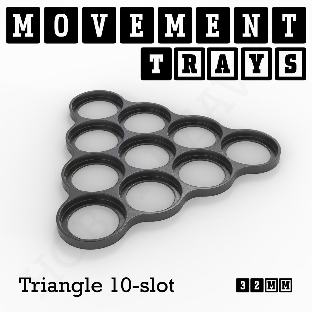 32mm Movement Trays for Tabletop Games | Compatible with Popular Miniatures | Full Range
