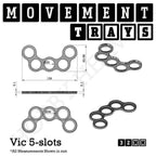 32mm Movement Trays for Tabletop Games | Compatible with Popular Miniatures | Full Range