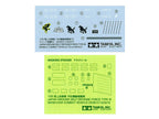 The decal sheet and masking stickers