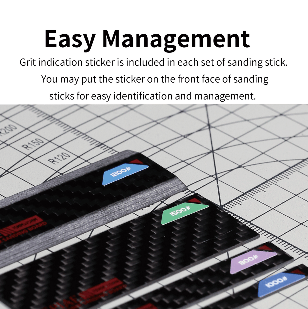 DSPIAE CB-10 Carbon Fibre Sanding Board 10mm
