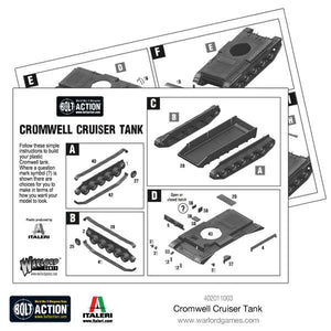 Cromwell Cruiser Tank WWII – Bolt Action Plastic Model 28mm