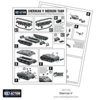 Sherman V (M4A4) Tank – Bolt Action WWII 28mm Plastic Model
