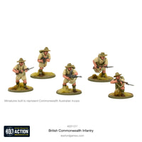 British Commonwealth Infantry WWII – Bolt Action 28mm Plastic Figures
