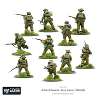 British & Canadian Army Infantry (1943-45) – Bolt Action WWII 28mm Figures
