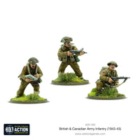 British & Canadian Army Infantry (1943-45) – Bolt Action WWII 28mm Figures
