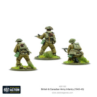 British & Canadian Army Infantry (1943-45) – Bolt Action WWII 28mm Figures
