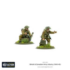 British & Canadian Army Infantry (1943-45) – Bolt Action WWII 28mm Figures