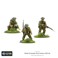 British & Canadian Army Infantry (1943-45) – Bolt Action WWII 28mm Figures
