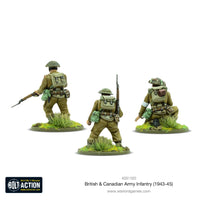 British & Canadian Army Infantry (1943-45) – Bolt Action WWII 28mm Figures
