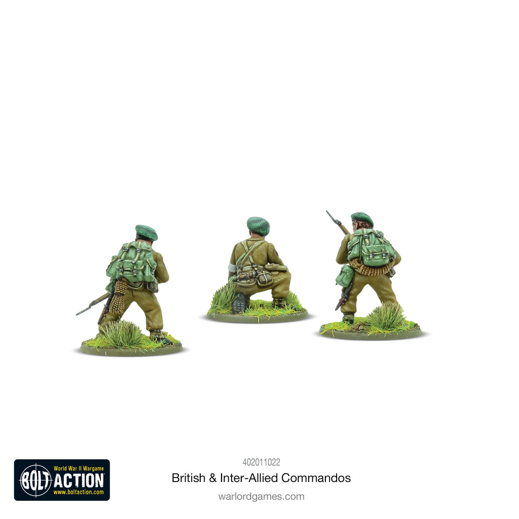 British & Inter-Allied Commandos – Bolt Action WWII 28mm Figures