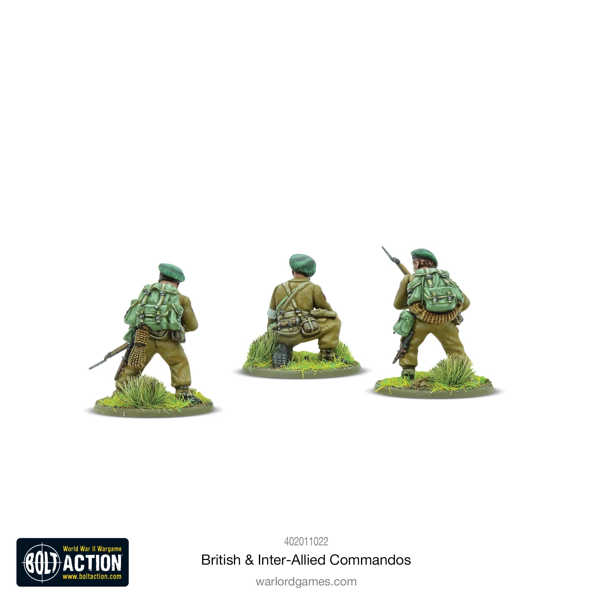 British & Inter-Allied Commandos – Bolt Action WWII 28mm Figures
