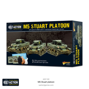 Bolt Action US M5 Stuart Platoon Warlord Games