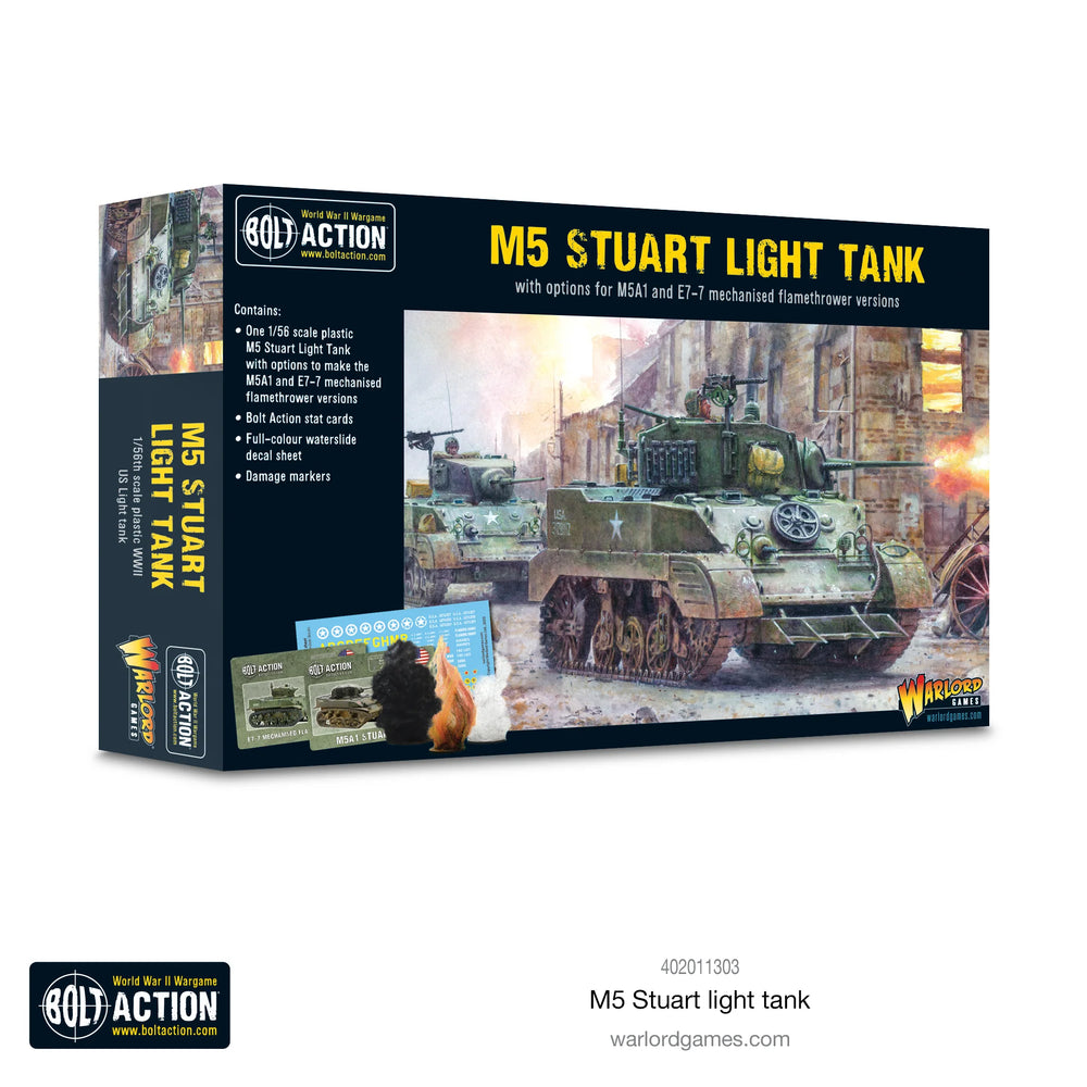 Bolt Action US M5 Stuart Warlord Games
