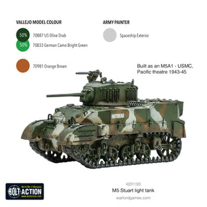 Bolt Action US M5 Stuart Warlord Games