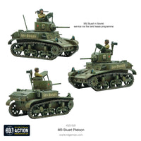 Bolt Action US M3 Stuart Platoon Warlord Games