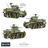 Bolt Action US M3 Stuart Platoon Warlord Games
