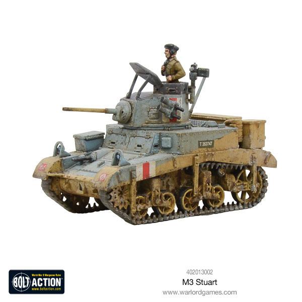 Bolt Action M3 Stuart Light Tank – Warlord Games WWII 28mm Vehicle