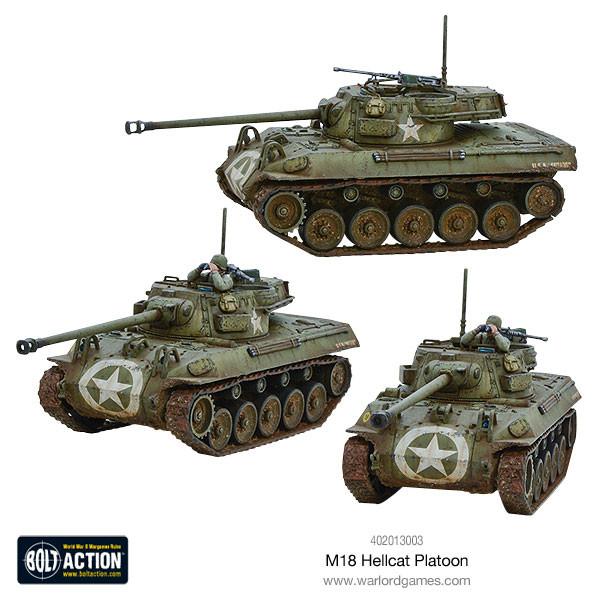 Bolt Action Hellcat Armoured Platoon Warlord Games