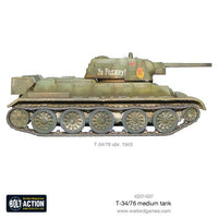 T-34/76 Medium Tank – Soviet WWII Plastic Model | Bolt Action
