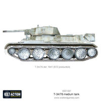 T-34/76 Medium Tank – Soviet WWII Plastic Model | Bolt Action
