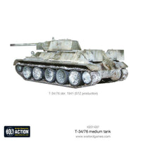 T-34/76 Medium Tank – Soviet WWII Plastic Model | Bolt Action
