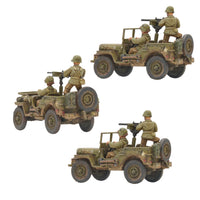 Bolt Action US Jeep Armoured Platoon Warlord Games
