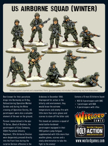 Bolt Action US Airborne Squad (Winter) Warlord Games