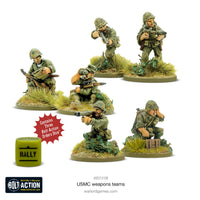 Bolt Action US Marine Corps. Weapons Teams Warlord Games
