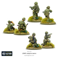 Bolt Action US Marine Corps. Weapons Teams Warlord Games
