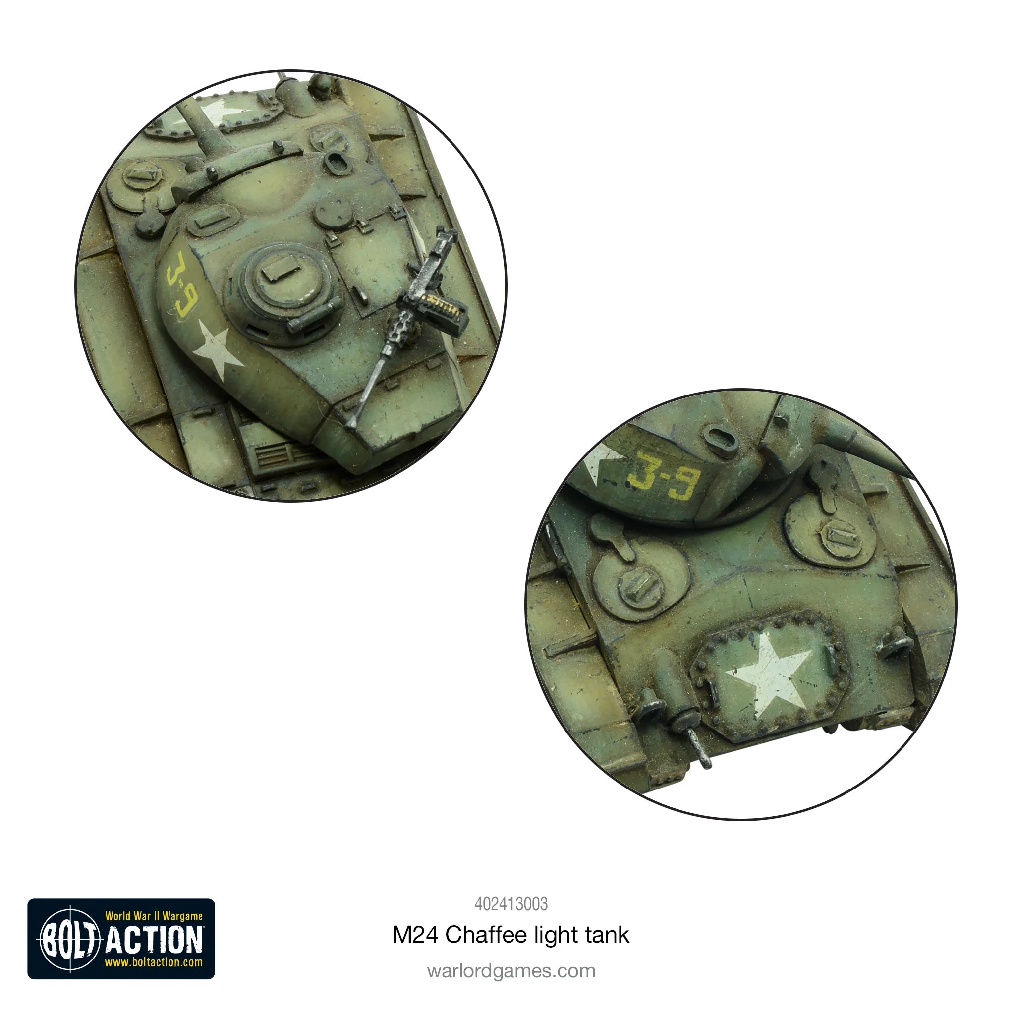 Bolt Action US M24 Chaffee Light Tank Warlord Games