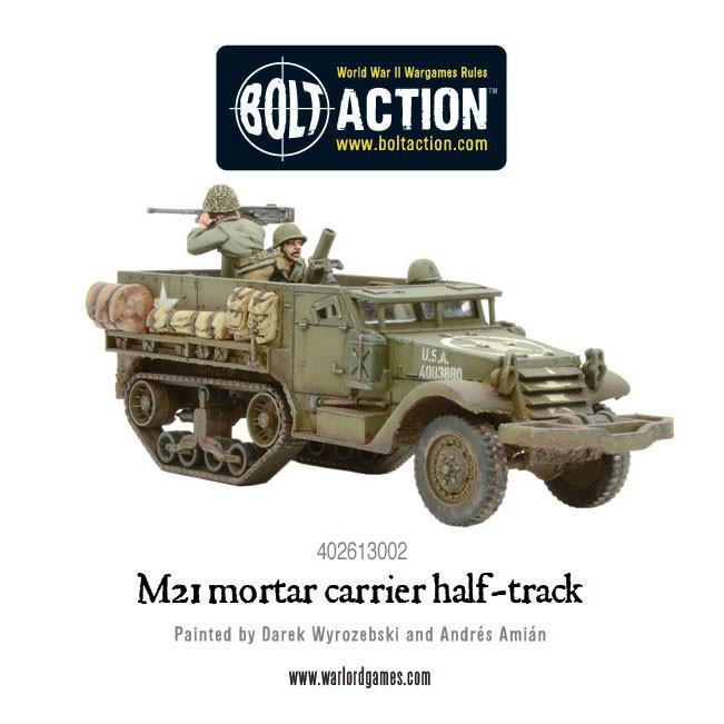 Bolt Action US M21 Mortar Carrier  Warlord Games