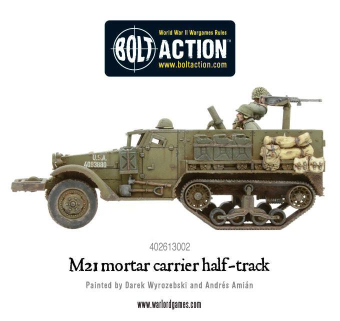 Bolt Action US M21 Mortar Carrier  Warlord Games
