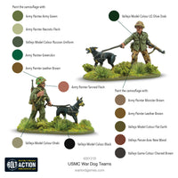 Bolt Action US Marine Corps War Dog Teams Warlord Games
