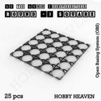 Round to Square Bases Shape and Size Converters 3d Print Full Range