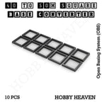 Square to Square Bases Size Converters 3d Print Full Range