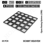 Square to Square Bases Size Converters 3d Print Full Range