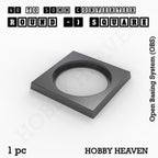 Round to Square Bases Shape and Size Converters 3d Print Full Range