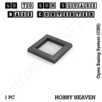 Square to Square Bases Size Converters 3d Print Full Range