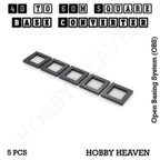 Square to Square Bases Size Converters 3d Print Full Range