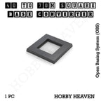 Square to Square Bases Size Converters 3d Print Full Range