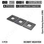 Square to Square Bases Size Converters 3d Print Full Range